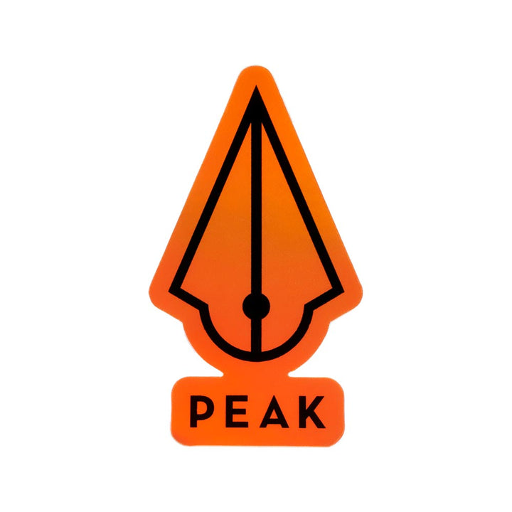 Peak Holographic Die-Cut Sticker — Pick Color — Price Per 1 or Pack of 50 - Ultimate Tattoo Supply