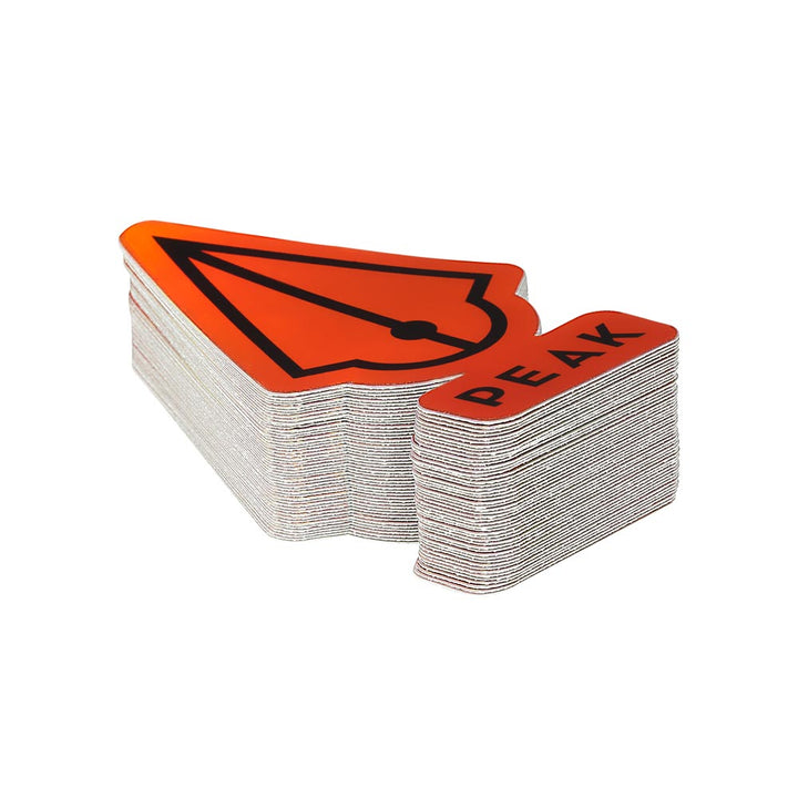 Peak Holographic Die-Cut Sticker — Pick Color — Price Per 1 or Pack of 50 - Ultimate Tattoo Supply