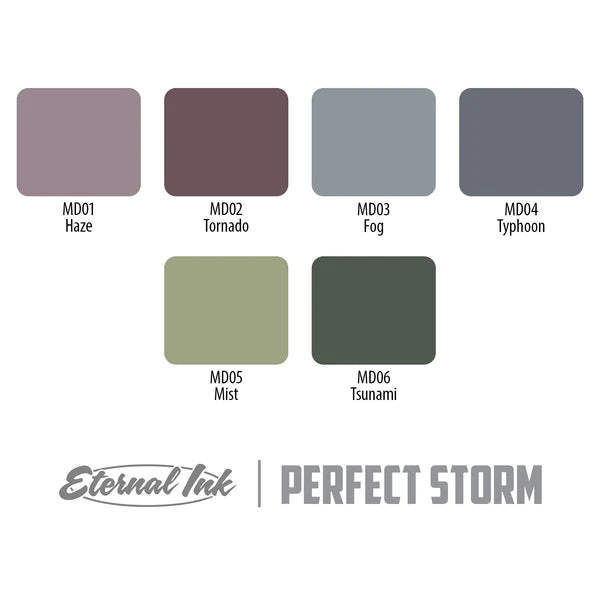Eternal Tattoo Ink - Mike Devries Perfect Storm Set - Ultimate Tattoo Supply