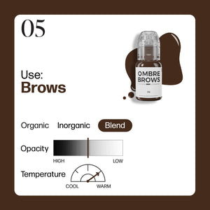 Paulina Osinkowska Ombre Brows 6 Bottle Set — Perma Blend — 1/2oz - Ultimate Tattoo Supply