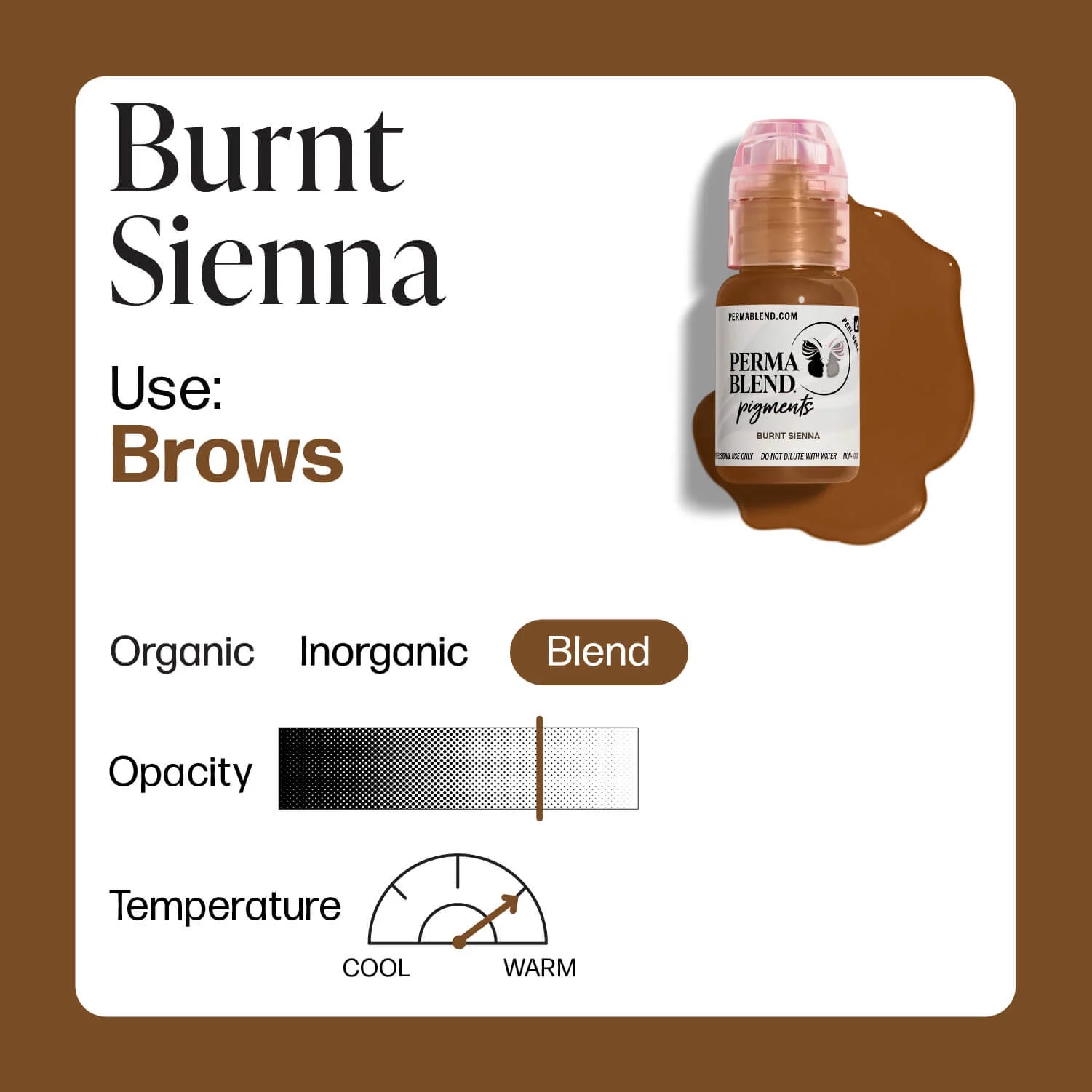 Perma Blend - Burnt Sienna - Ultimate Tattoo Supply