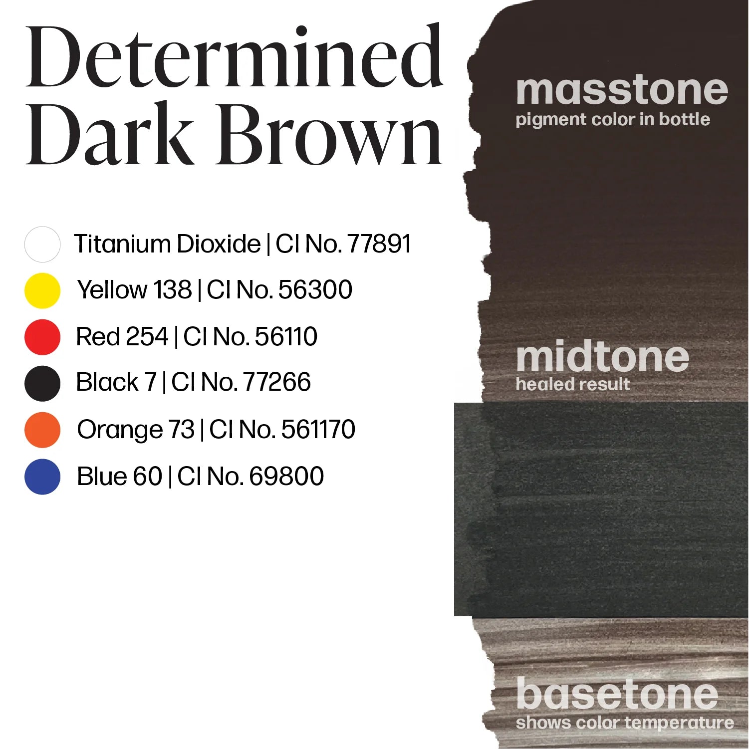 Determined Dark Brown — Luxe Vicky Martin — 1/2oz Bottle - Ultimate Tattoo Supply