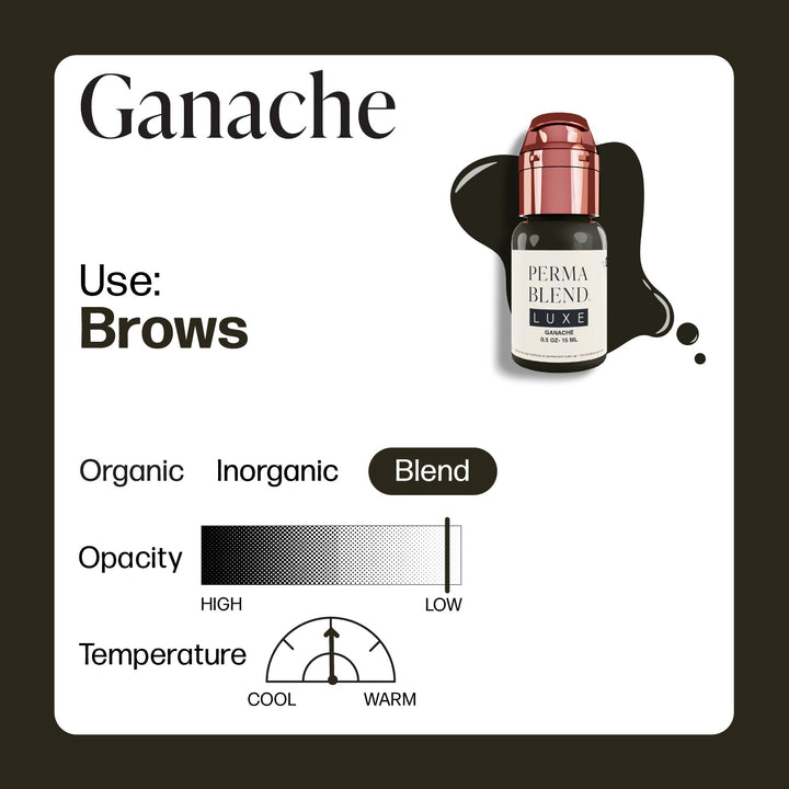 Perma Blend LUXE Ganache — 1/2 oz Bottle - Ultimate Tattoo Supply