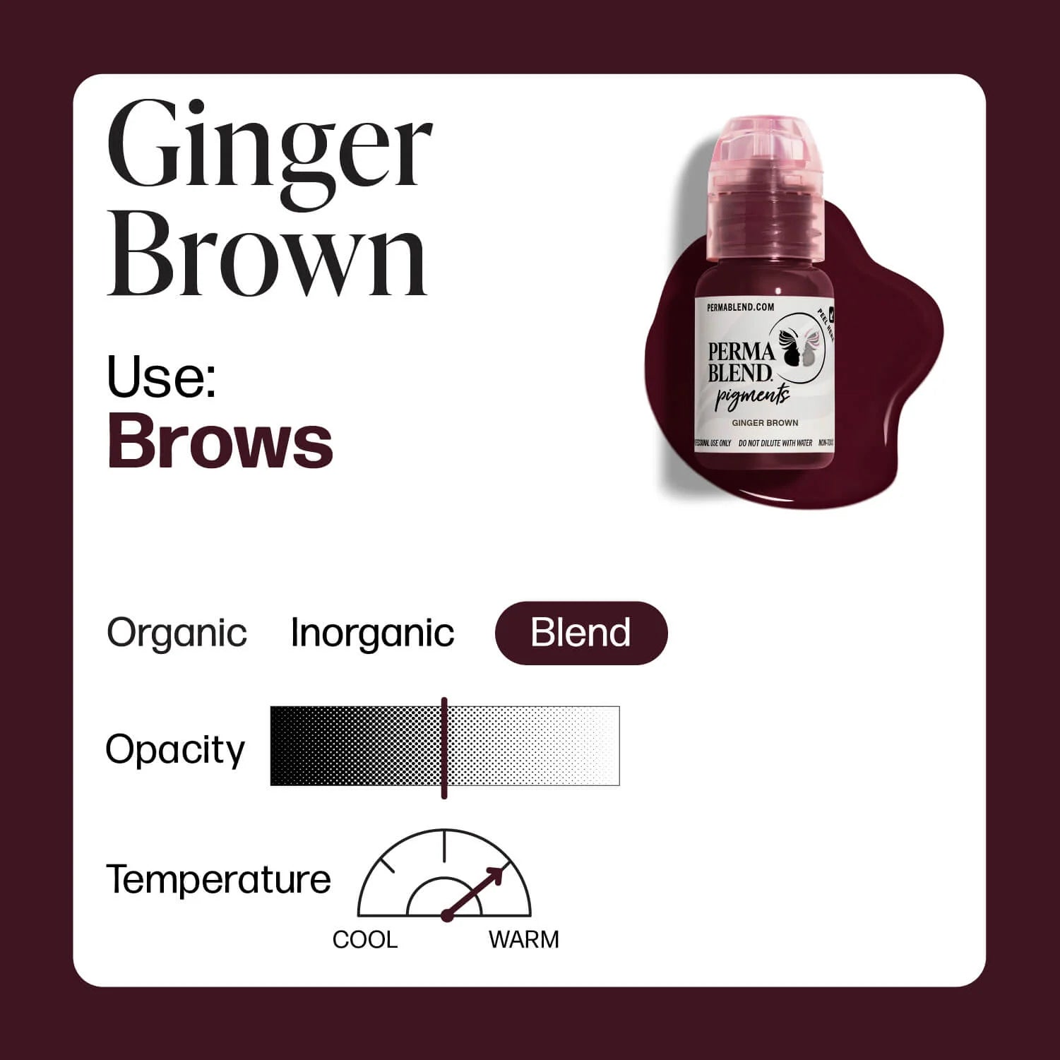 Perma Blend - Ginger Brown - Ultimate Tattoo Supply