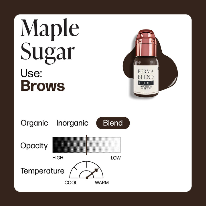 Perma Blend LUXE Maple Sugar — 1/2 oz Bottle - Ultimate Tattoo Supply