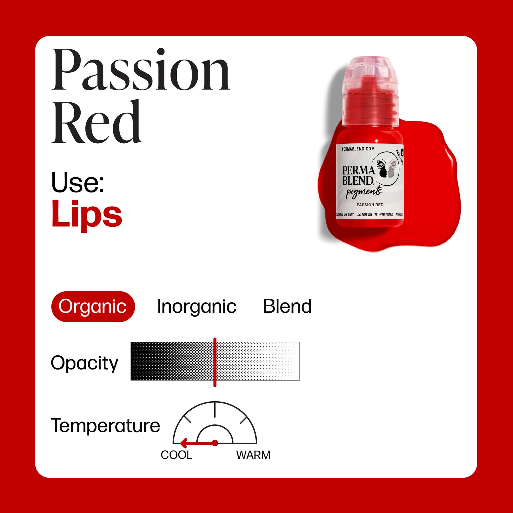 Perma Blend - Passion Red - Ultimate Tattoo Supply