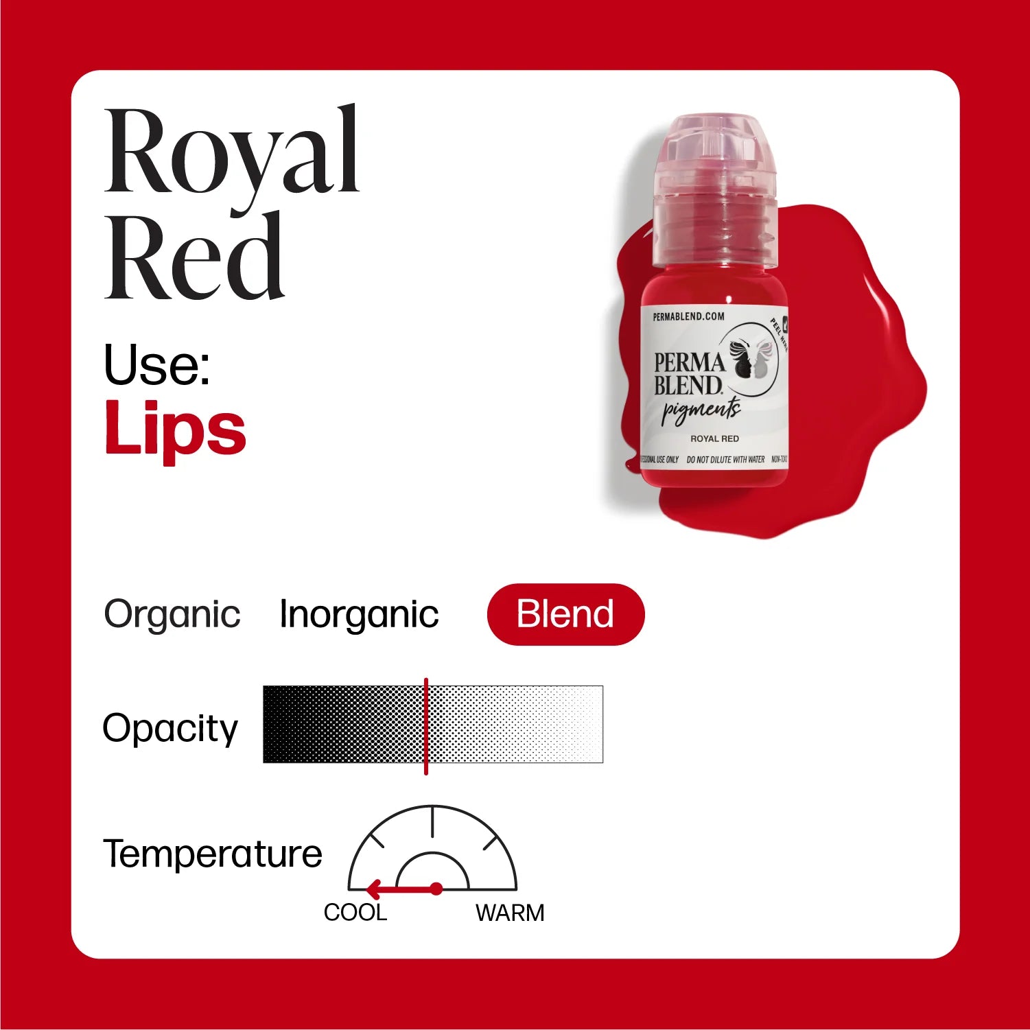 Perma Blend - Sweet Lip - Royal Red - Ultimate Tattoo Supply
