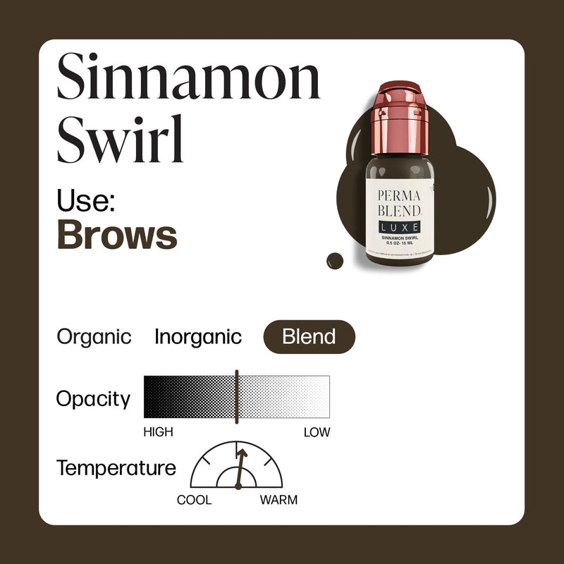 Perma Blend LUXE Sinnamon Swirl — 1/2 oz Bottle - Ultimate Tattoo Supply