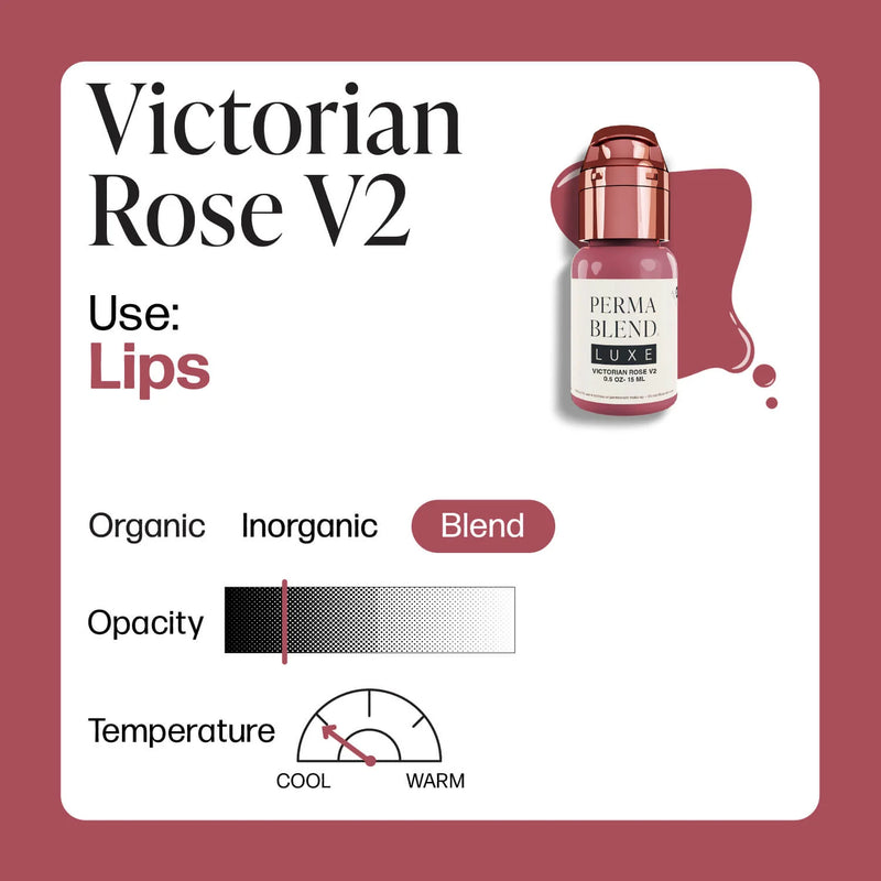 Luxe Victorian Rose — Luxe Perma Blend — 1/2oz Bottle - Ultimate Tattoo Supply