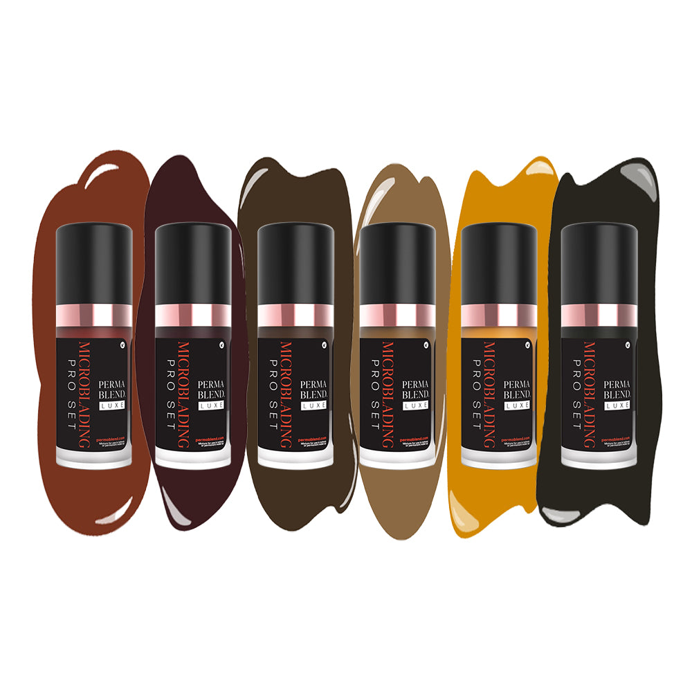 Microblading Pro Set — Perma Blend Luxe — 6 1/2oz Pump Bottles