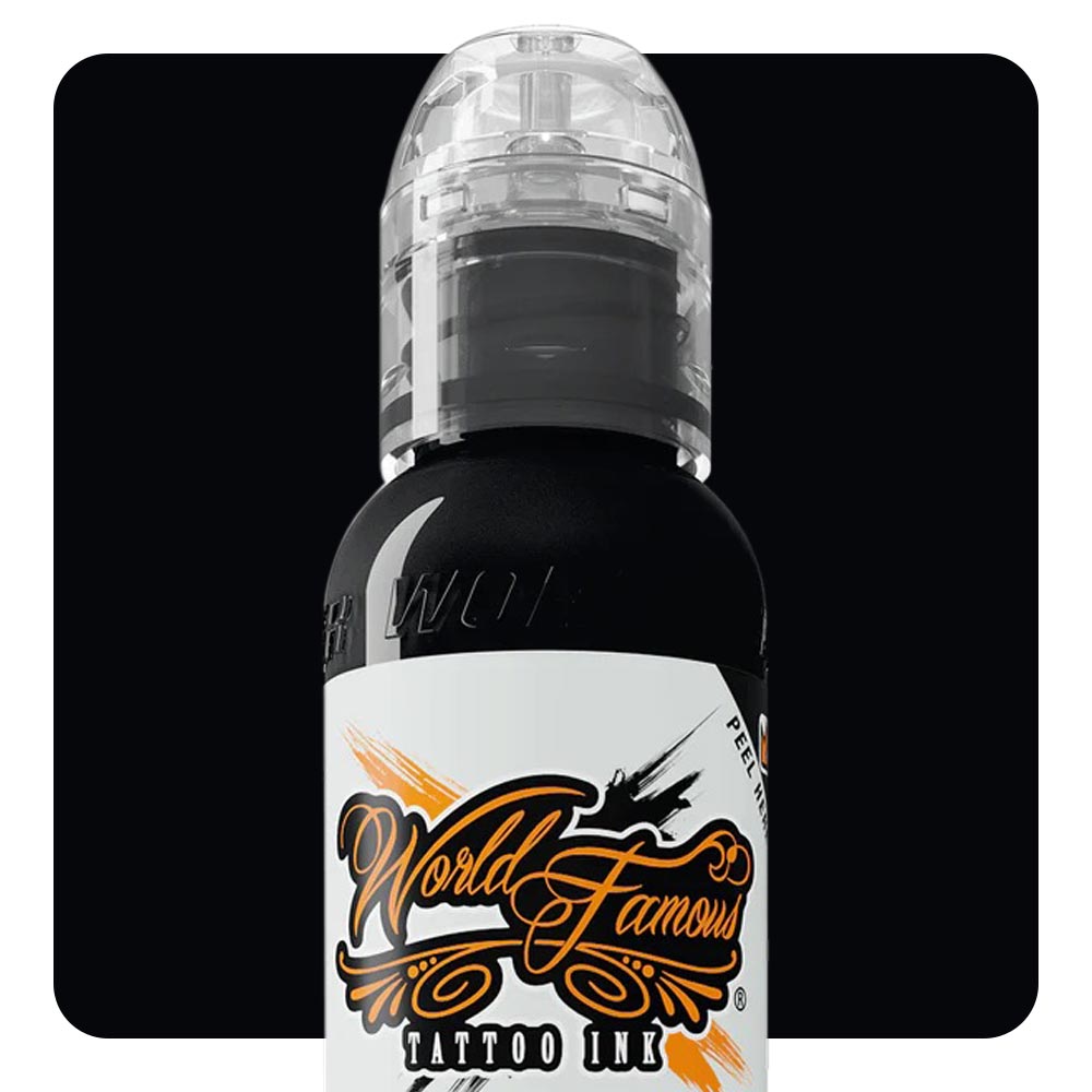 World Famous - Pitch Black - Ultimate Tattoo Supply