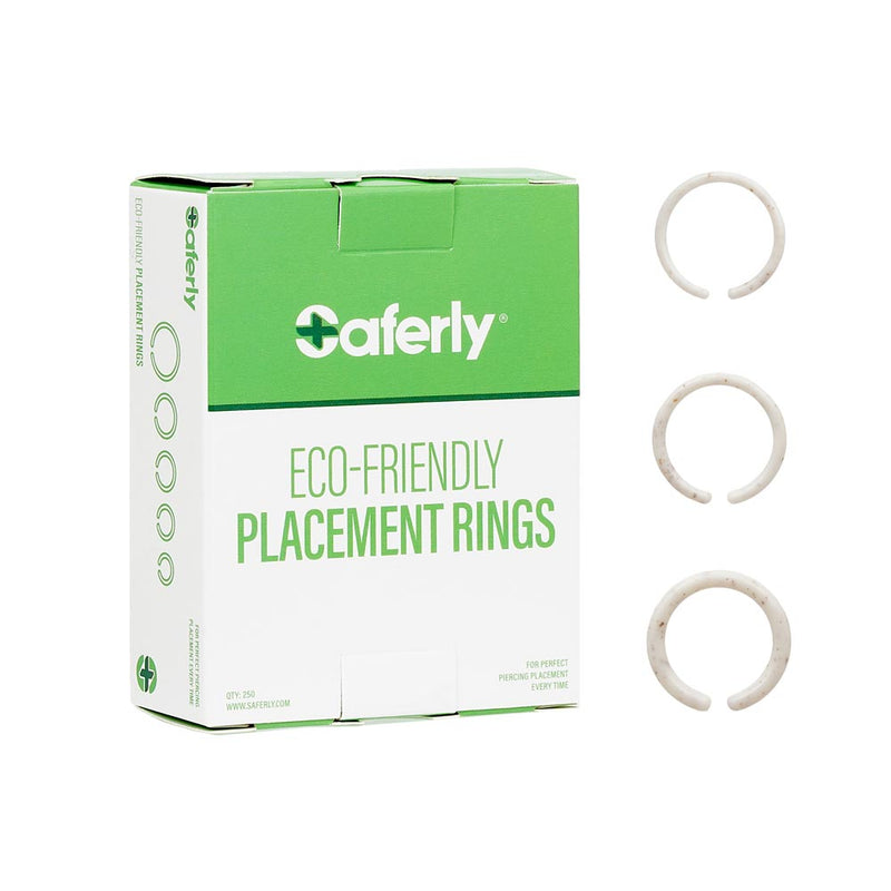 Saferly Biodegradable Placement Rings — Box of 250 - Ultimate Tattoo Supply