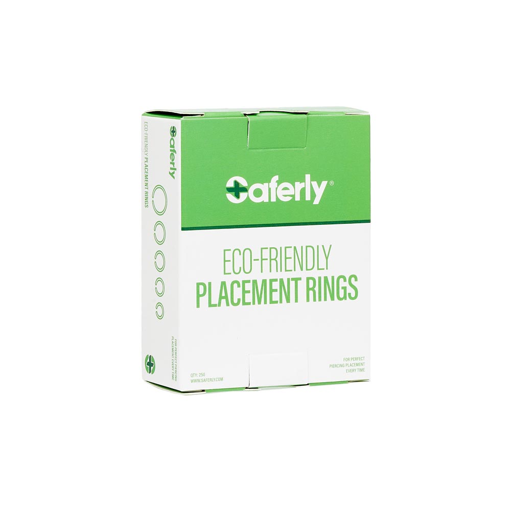Saferly Biodegradable Placement Rings — Box of 250 - Ultimate Tattoo Supply