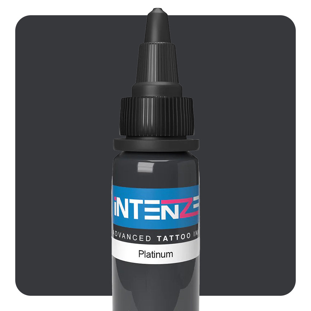 Platinum — Intenze Tattoo Ink — Pick Size - Ultimate Tattoo Supply
