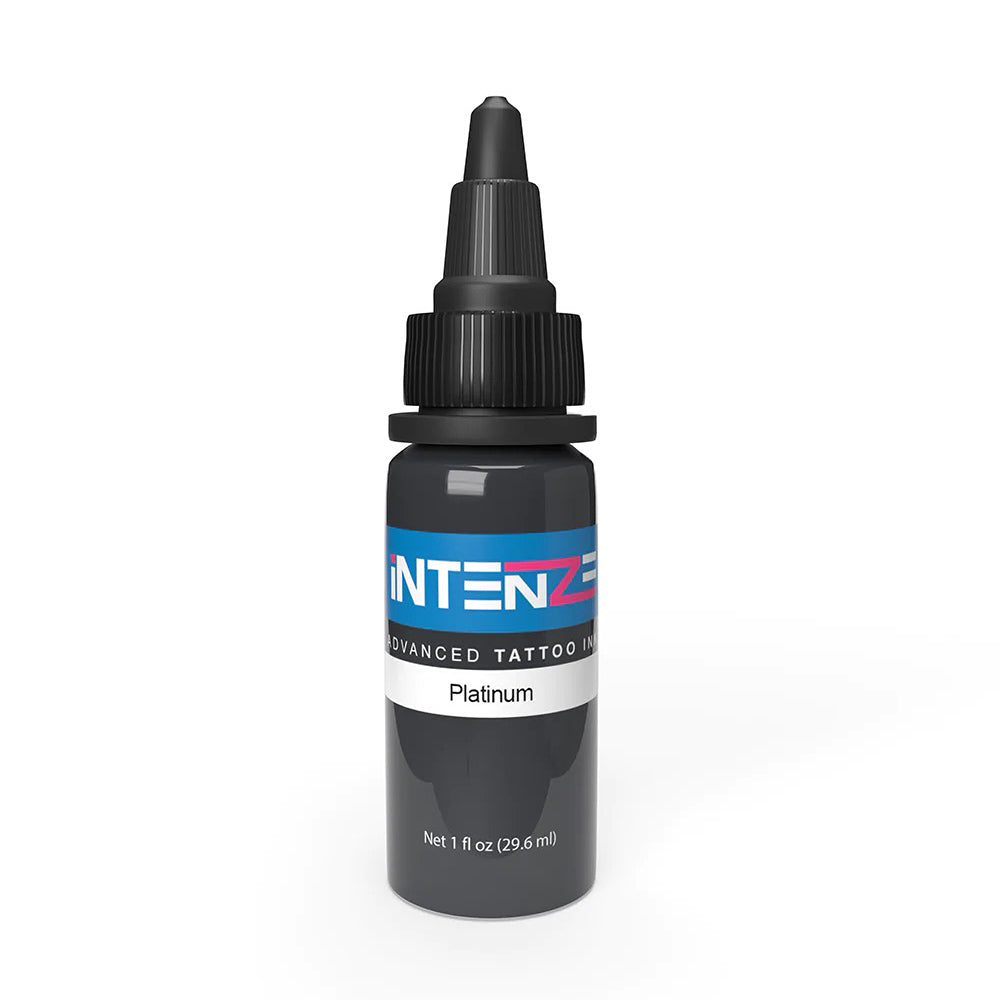 Platinum — Intenze Tattoo Ink — Pick Size - Ultimate Tattoo Supply