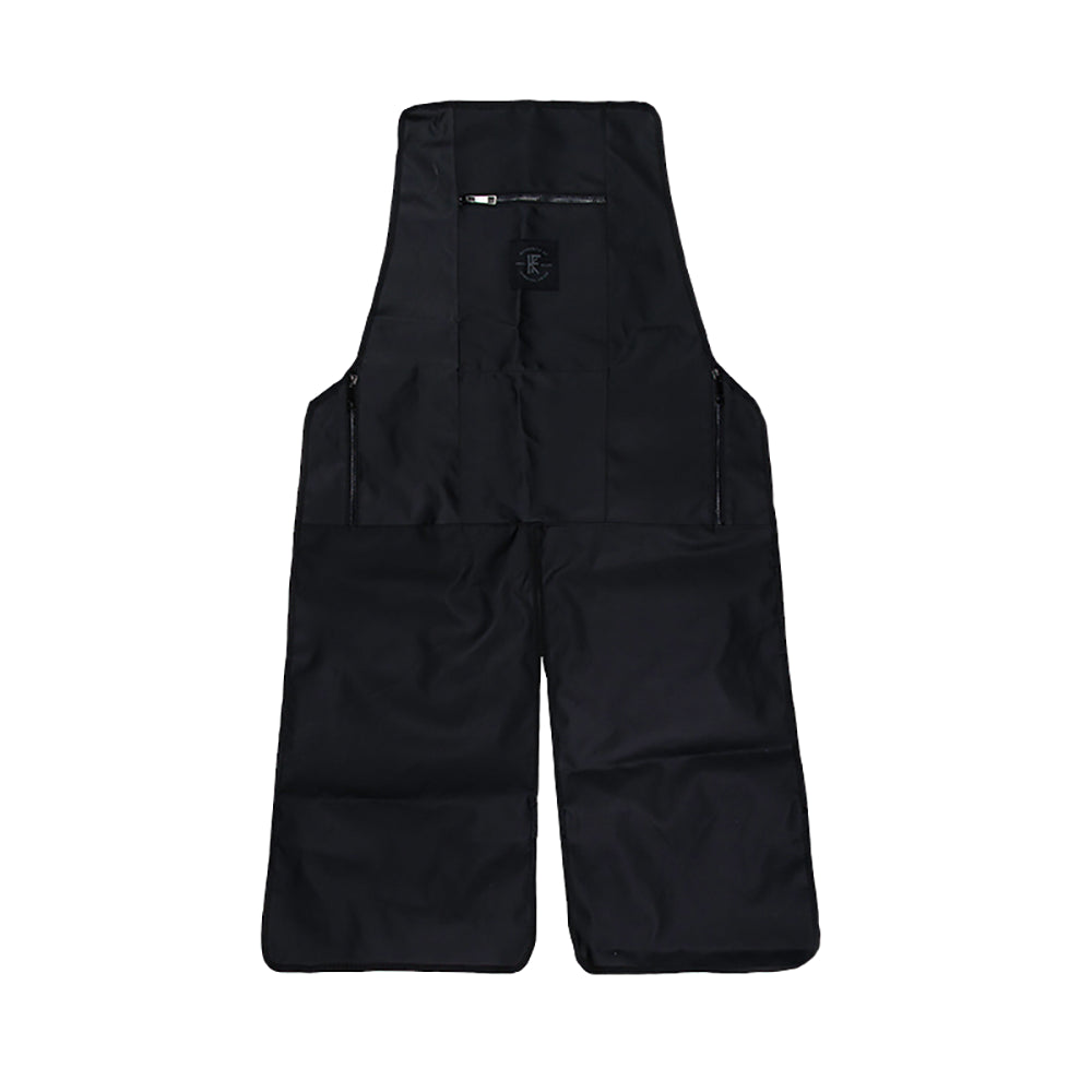 Knife & Flag Non-Porous Split Leg Apron — Black - Ultimate Tattoo Supply