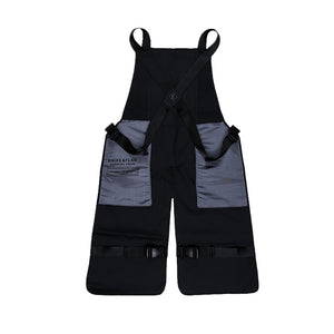 Knife & Flag Non-Porous Split Leg Apron — Black - Ultimate Tattoo Supply