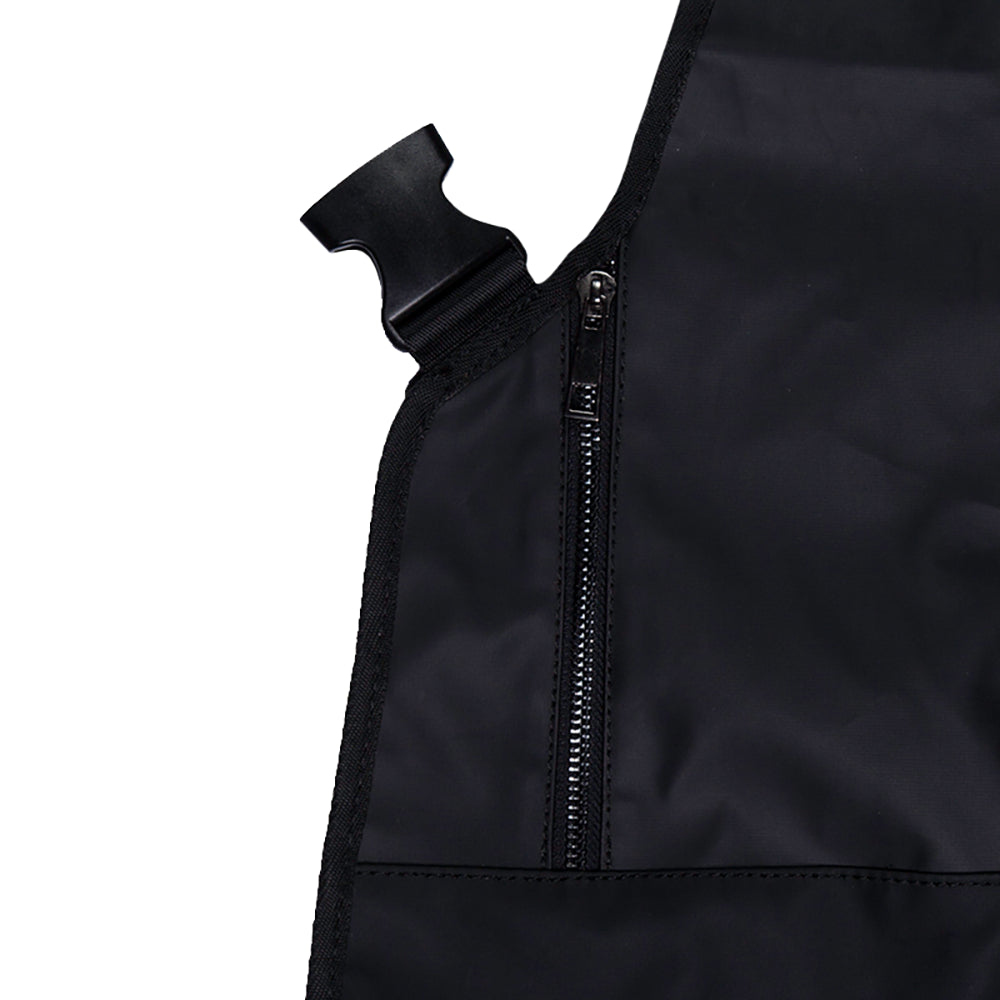 Knife & Flag Non-Porous Split Leg Apron — Black - Ultimate Tattoo Supply