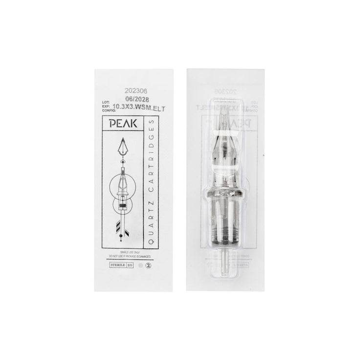 Peak Quartz Stippling and Whipshading Needle Cartridges — Box of 20 - Ultimate Tattoo Supply