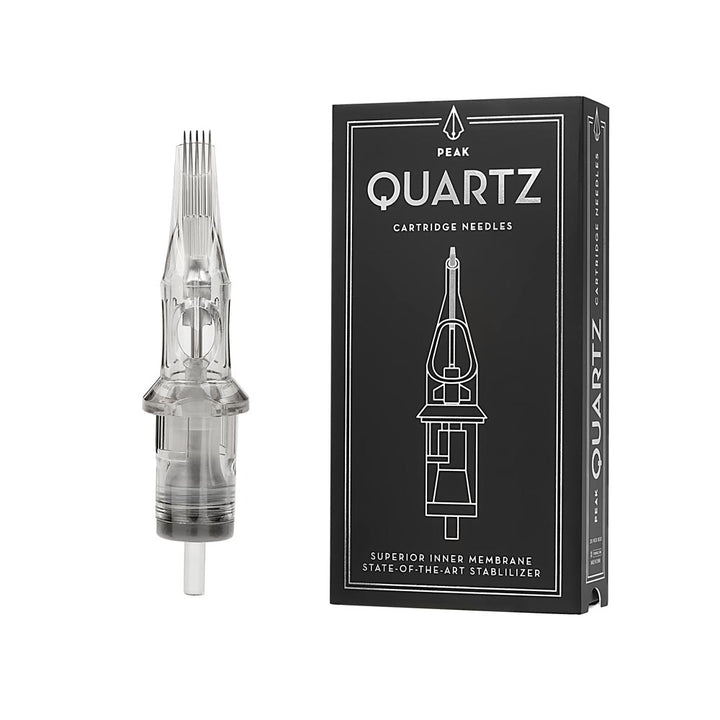 Peak Quartz Stippling and Whipshading Needle Cartridges — Box of 20 - Ultimate Tattoo Supply