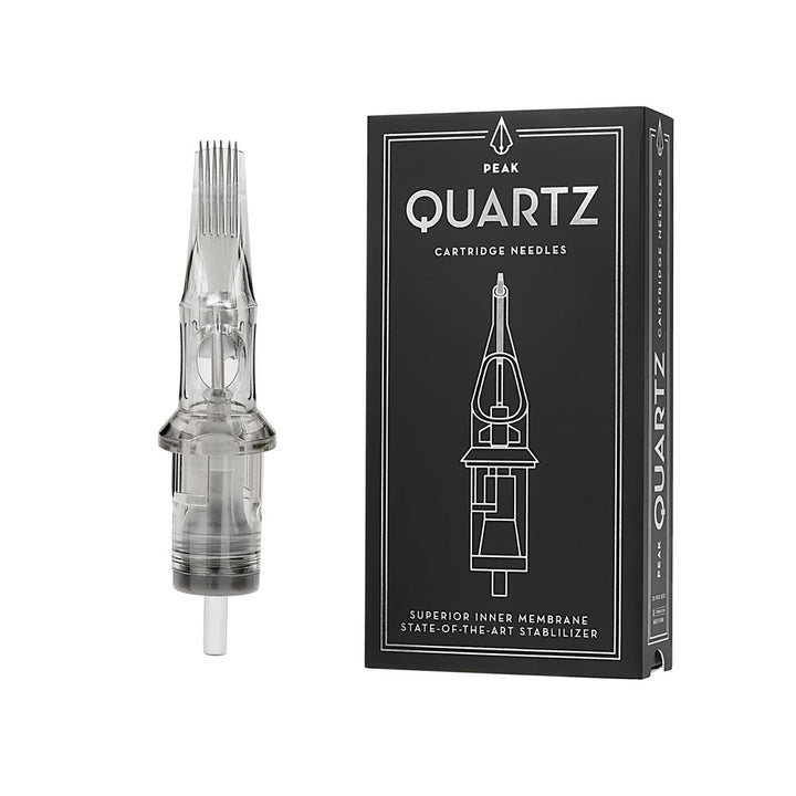 Peak Quartz Stippling and Whipshading Needle Cartridges — Box of 20 - Ultimate Tattoo Supply