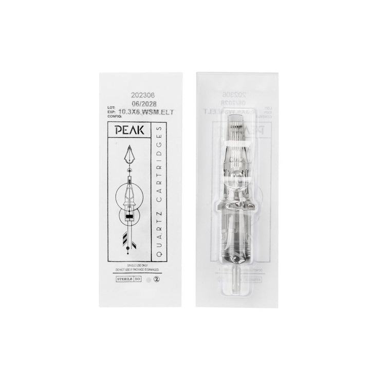 Peak Quartz Stippling and Whipshading Needle Cartridges — Box of 20 - Ultimate Tattoo Supply