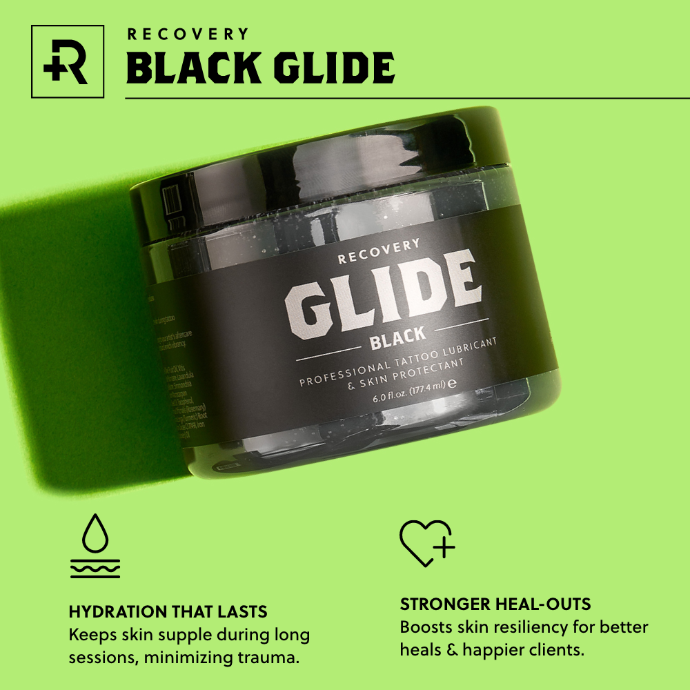 Recovery Black Tattoo Glide - Ultimate Tattoo Supply