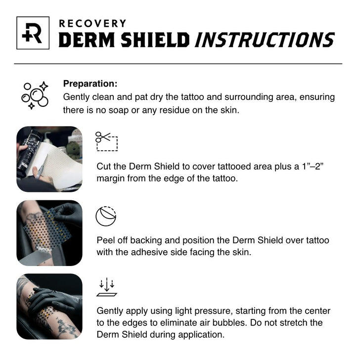 Recovery Derm Shield Bangers - Ultimate Tattoo Supply