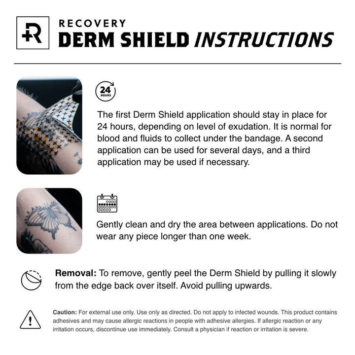 Recovery Derm Shield Bangers - Ultimate Tattoo Supply