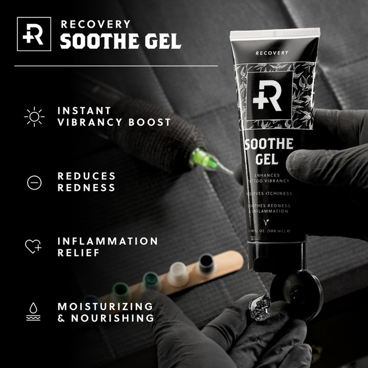 Recovery Soothe Gel — 100ml Bottle Or Case of 20 - Ultimate Tattoo Supply