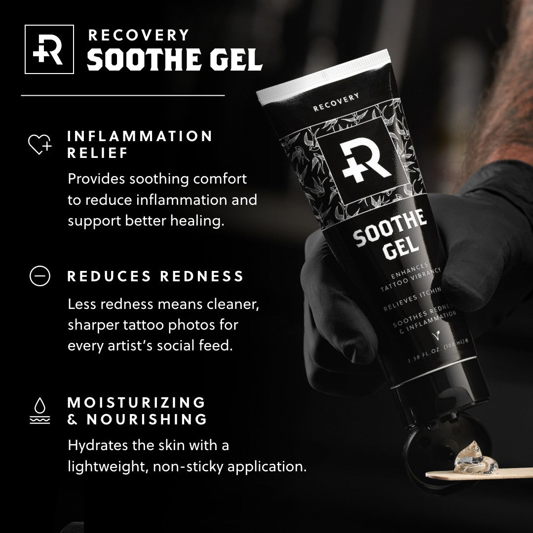 Recovery Soothe Gel — 100ml Bottle Or Case of 20 - Ultimate Tattoo Supply