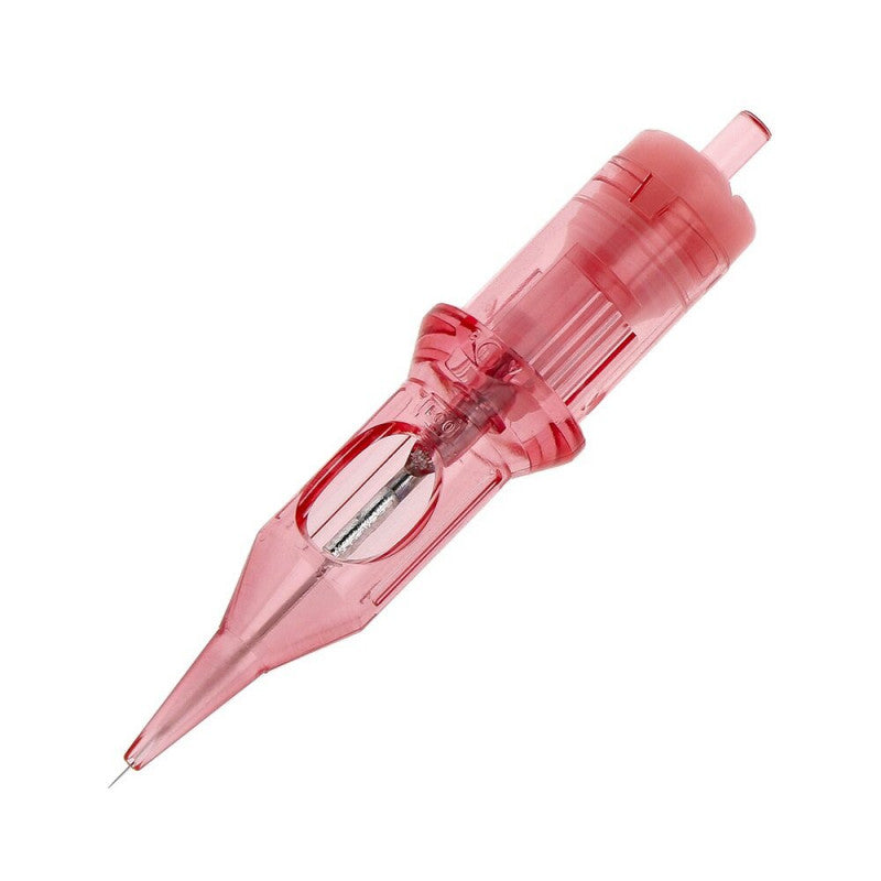 Kwadron Optima PMU Cartridge - 1 Round Liner 0.20mm Long Taper (20/1RLLT-OPT) - Ultimate Tattoo Supply