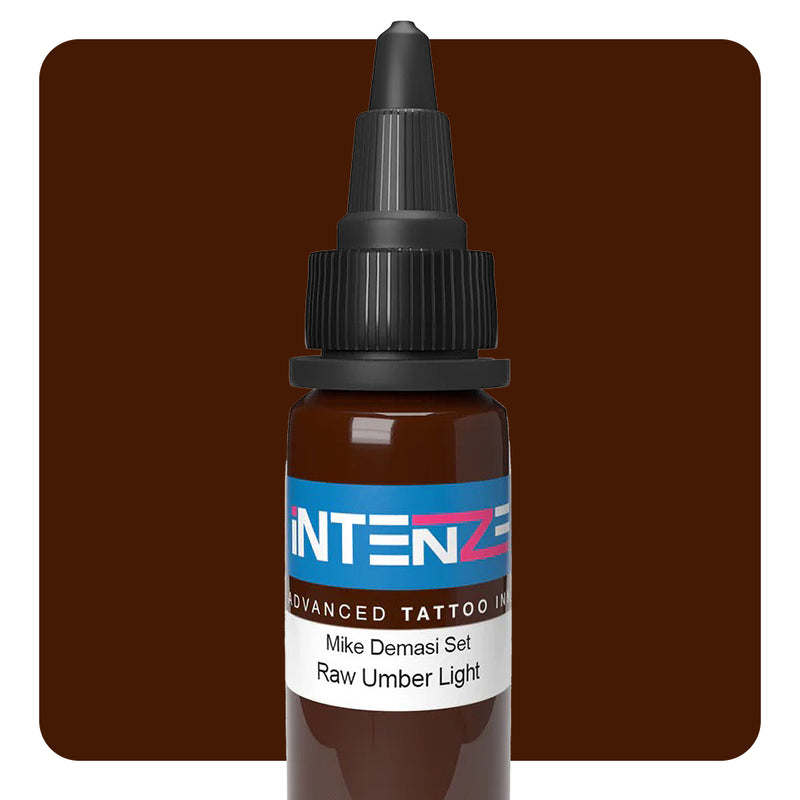 Raw Umber — Mike Demasi Series — Intenze Tattoo Ink — 1oz Bottle - Ultimate Tattoo Supply