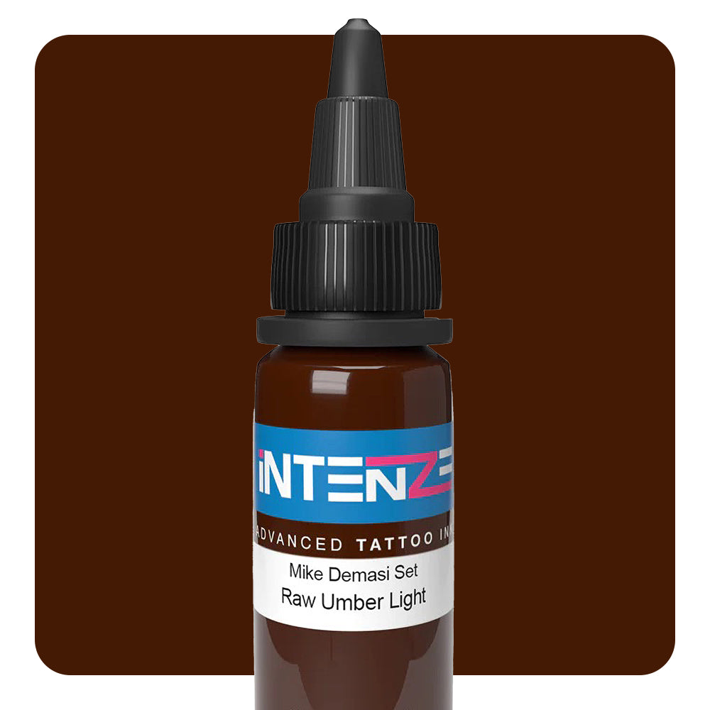 Raw Umber — Mike Demasi Series — Intenze Tattoo Ink — 1oz Bottle - Ultimate Tattoo Supply