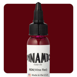 Dynamic Wine Red Tattoo Ink - 1oz. Bottle - Painful Pleasures