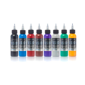 Rick Walters 8 Color Palette Signature Set — Fusion Tattoo Ink — Pick Size - Ultimate Tattoo Supply