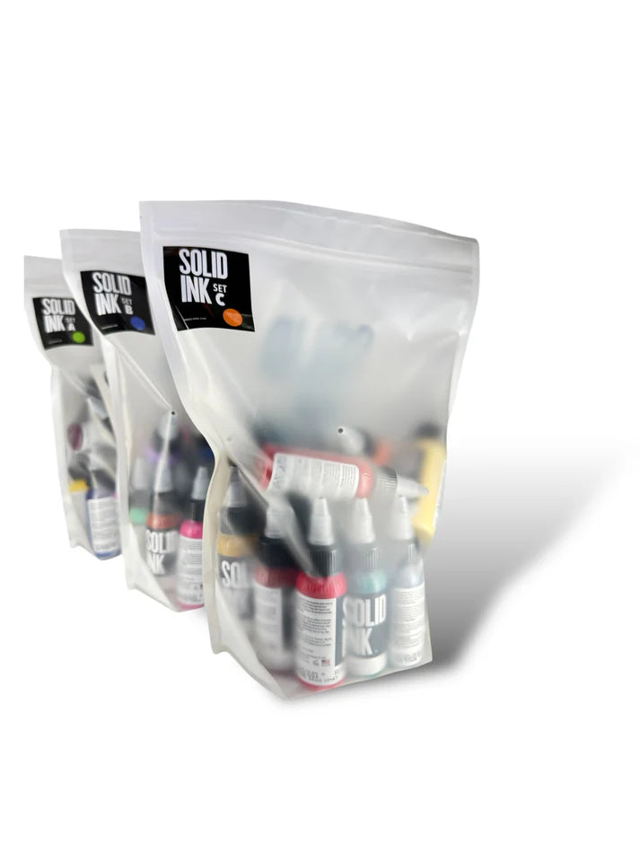 Solid Ink 75 Color Set — 1oz - Ultimate Tattoo SupplySolid Ink 75 Color Set — 1oz