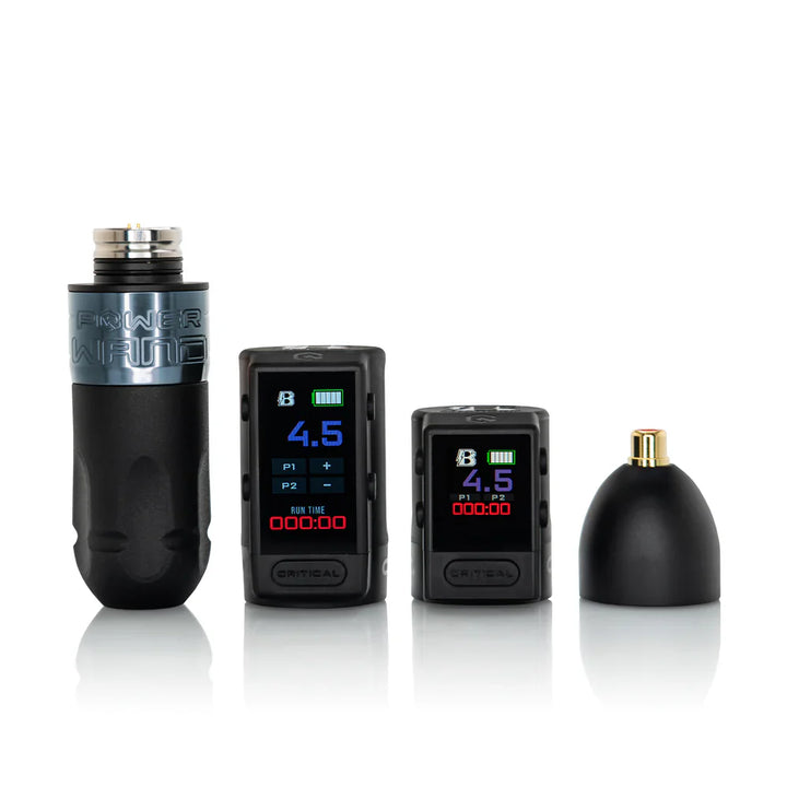Critical X Bishop Power Wand w/ Advanced Battery — Full Set - Ultimate Tattoo SupplyCritical X Bishop Power Wand w/ Advanced Battery — Full Set