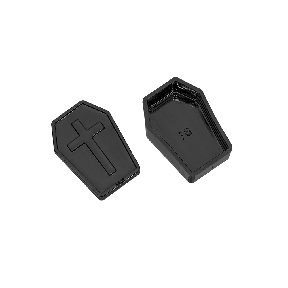 Saferly Coffin Ink Cap Lids — #25 — Bag of 200 — Pick Color - Ultimate Tattoo Supply