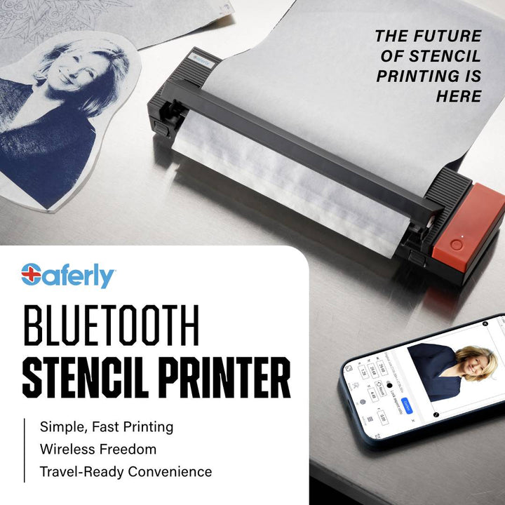 Saferly Bluetooth Stencil Printer - Ultimate Tattoo Supply