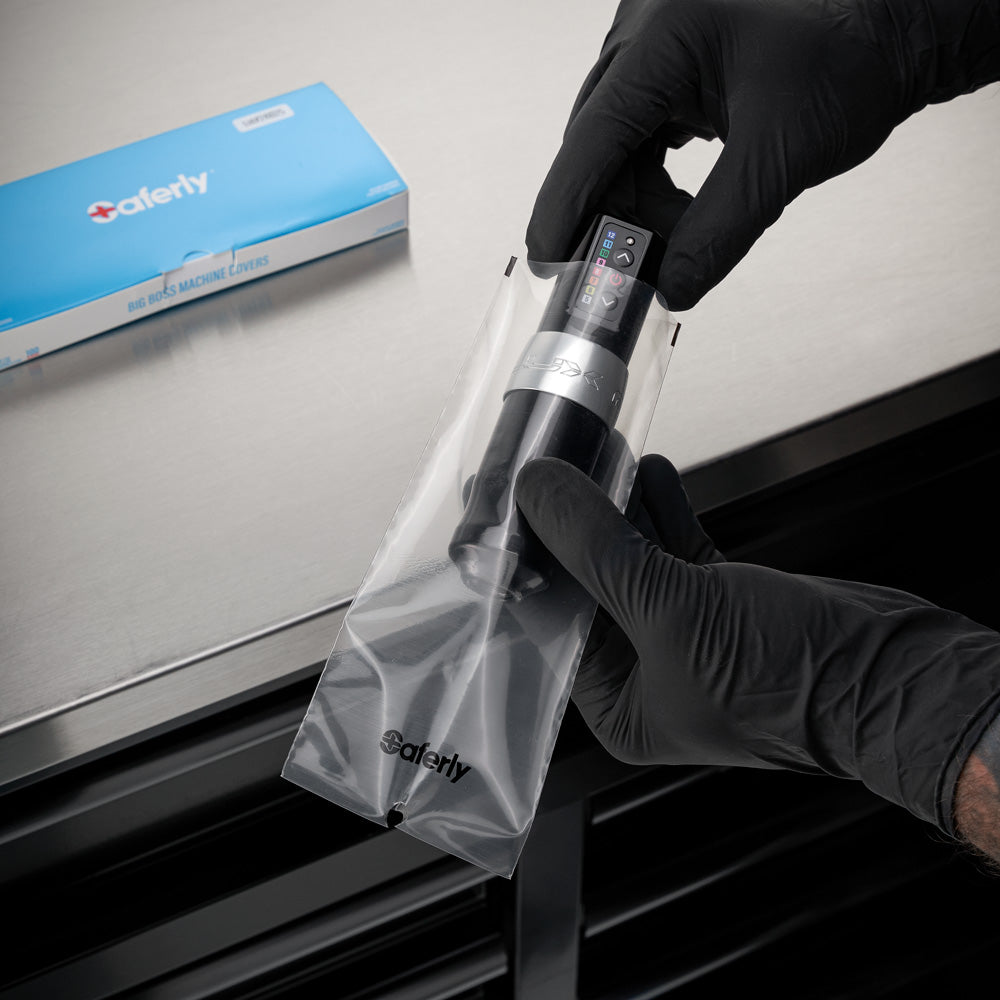 Saferly Big Boss Pen Machine Bags — Box of 200 - Ultimate Tattoo Supply