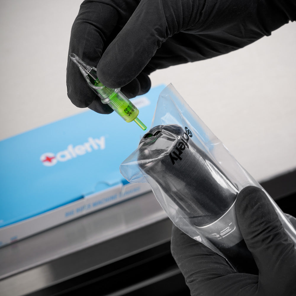 Saferly Big Boss Pen Machine Bags — Box of 200 - Ultimate Tattoo Supply