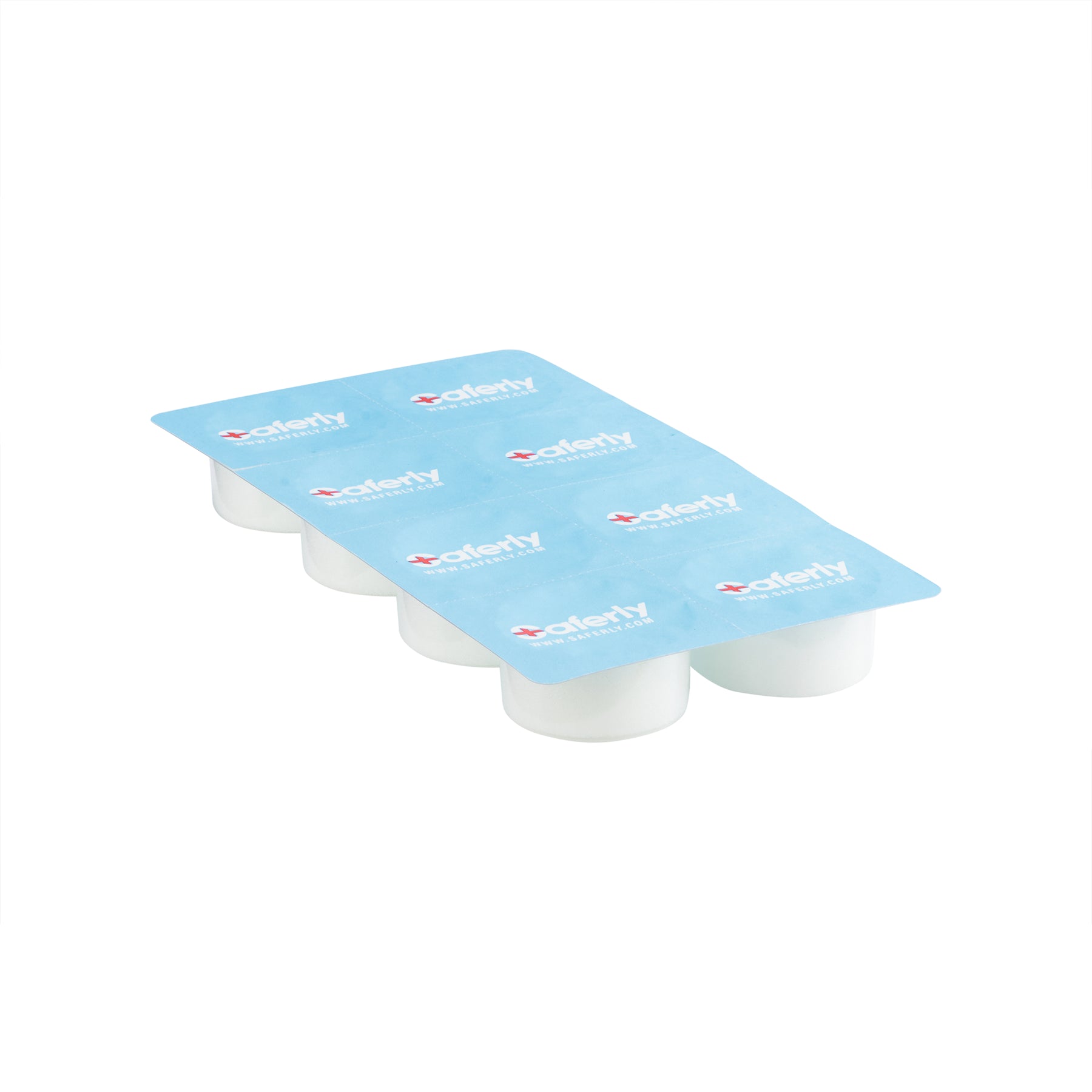 Saferly Rinse Caps with Foam — Box of 24