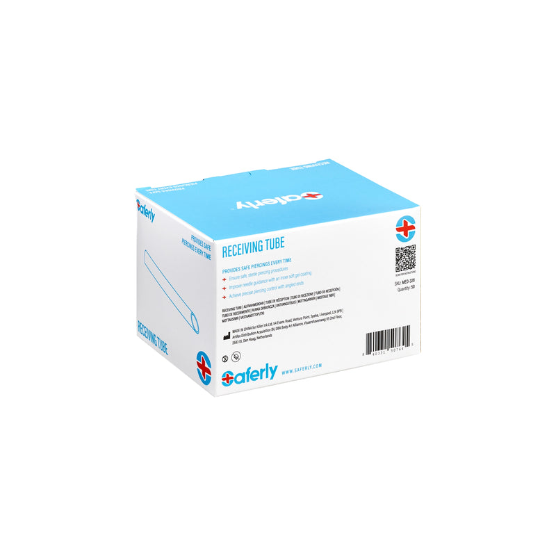 Saferly Plastic Disposable 0g Receiving Tubes — Box of 50