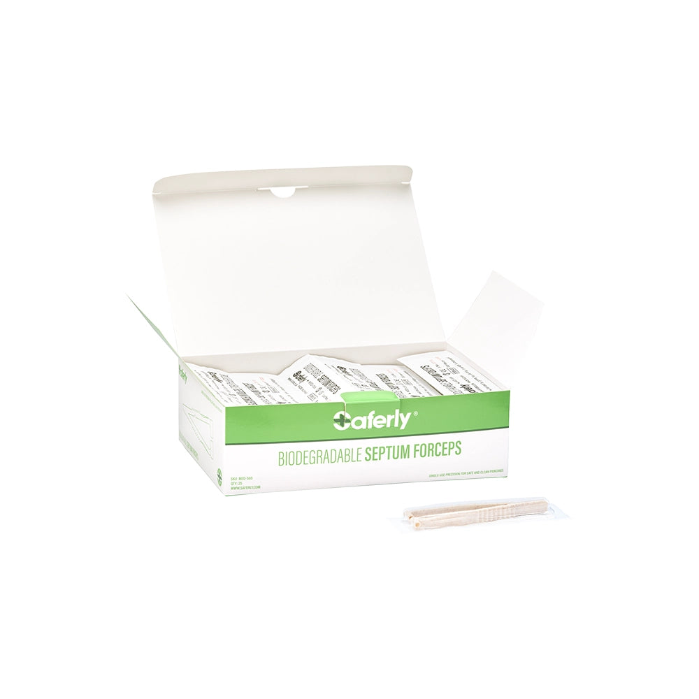 Saferly Biodegradable Forceps — Box of 25
