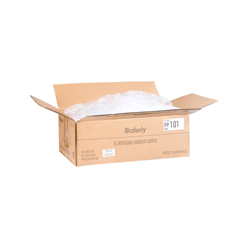 Saferly XL Disposable Tattoo Arm Rest Covers — Box of 50