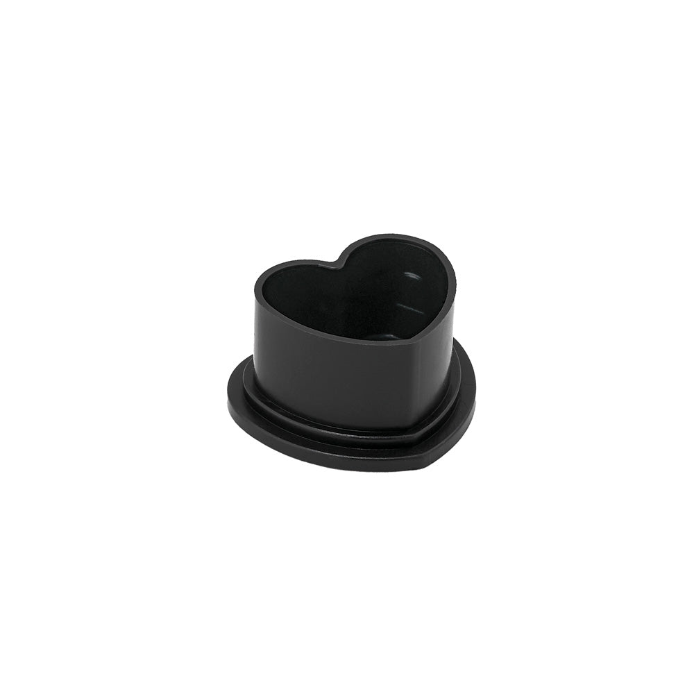 Saferly Heart Silicone Ink Caps — Pick Size and Color — Bag of 500 - Ultimate Tattoo Supply