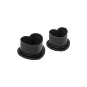 Saferly Heart Silicone Ink Caps — Pick Size and Color — Bag of 500