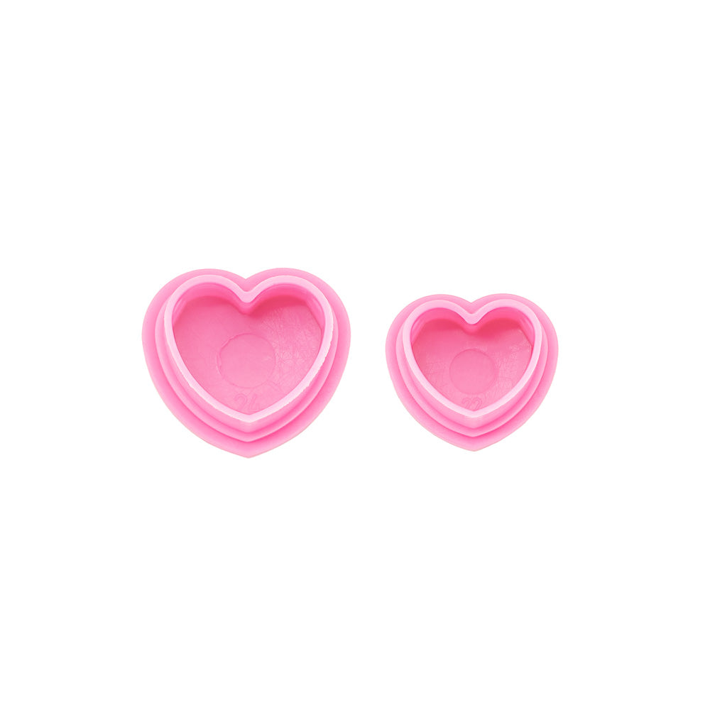 Saferly Heart Silicone Ink Caps — Pick Size and Color — Bag of 500 - Ultimate Tattoo Supply