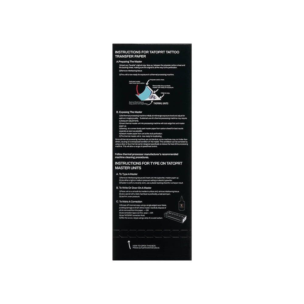 Saferly Mini Thermal Image Copier Paper for M6 Printer - Ultimate Tattoo Supply